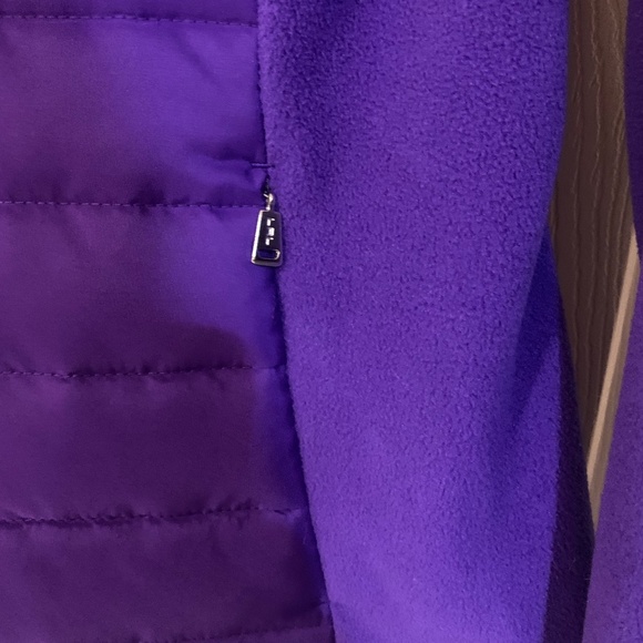 Lauren Active Ralph Lauren Purple Fleece Pullover sz S - Picture 2 of 6